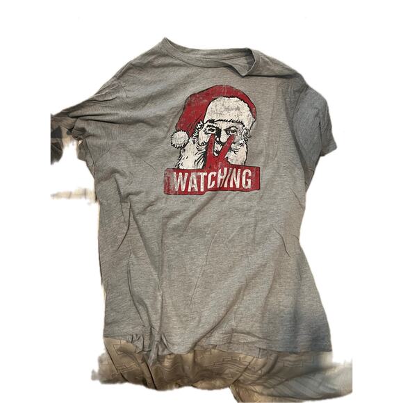 Holiday Time Santas Watching T-Shirt Mens 3XL - Picture 1 of 3